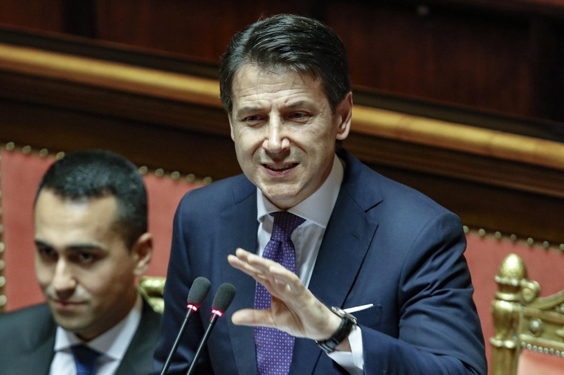 Giuseppe Conte /GIUSEPPE LAMI /PAP/EPA
