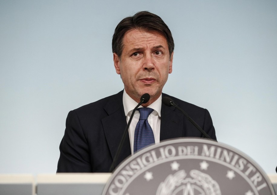 Giuseppe Conte /GIUSEPPE LAMI /PAP/EPA