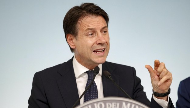 Giuseppe Conte /GIUSEPPE LAMI /PAP/EPA