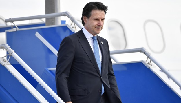 Giuseppe Conte /	JULIEN DE ROSA /PAP/EPA