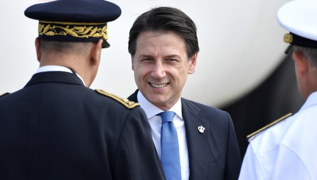 Giuseppe Conte /	JULIEN DE ROSA /PAP/EPA