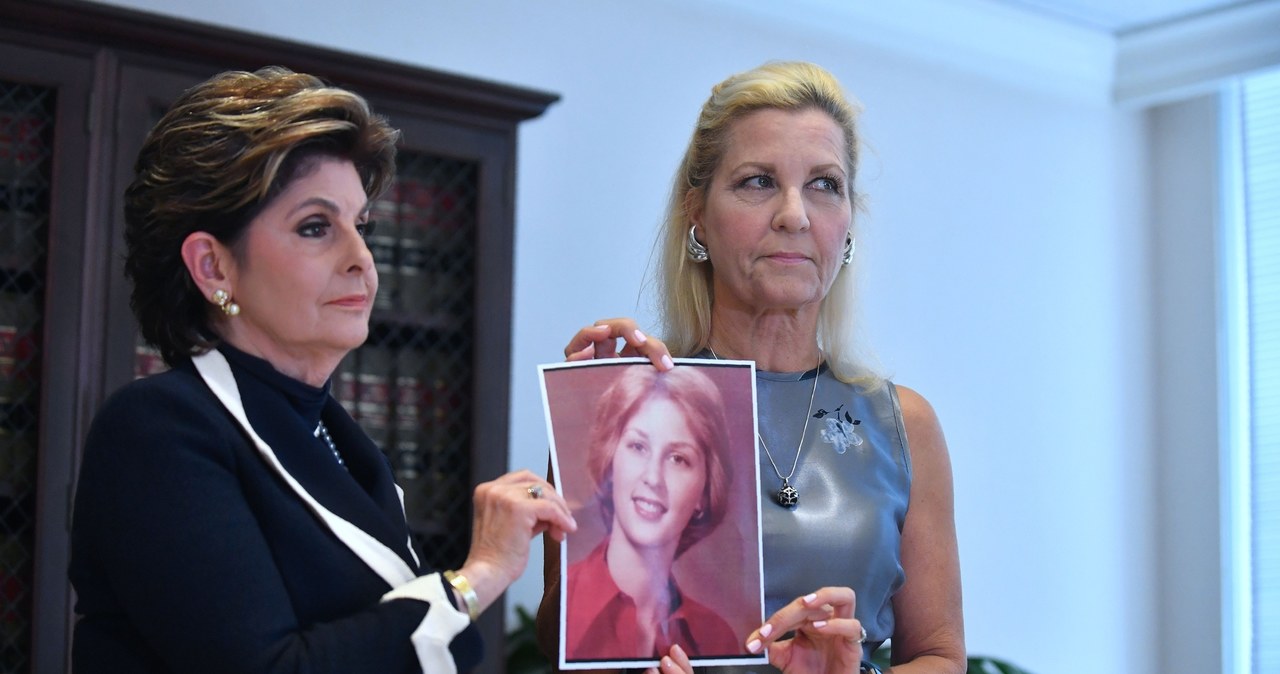 Gloria Allred (L) ze swoją klientką "Robin" /East News