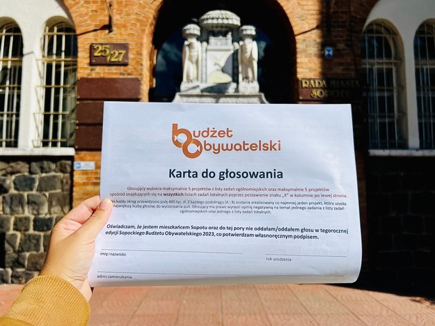 Głosowanie w ramach budżetu obywatelskiego /Urząd Miasta Sopotu /Materiały prasowe