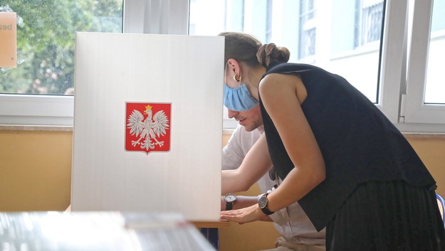 Głosowanie w Warszawie /	Wojciech Olkuśnik /PAP