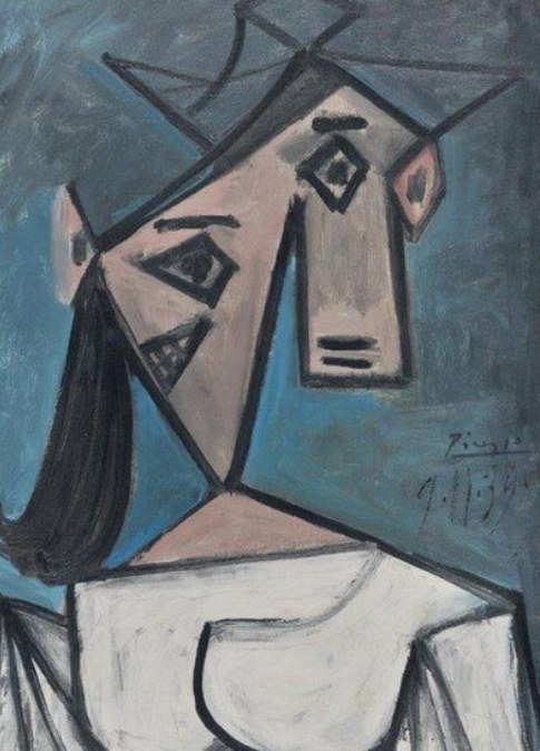 Głowa kobiety (1939) Pabla Picassa /Grecka Policja /
