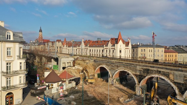 Główne prace przy demontażu konstrukcji rozpoczęły się 3 stycznia, a po ponad tygodniu konstrukcja została niemal zupełnie rozebrana. /Jacek Skóra /RMF FM