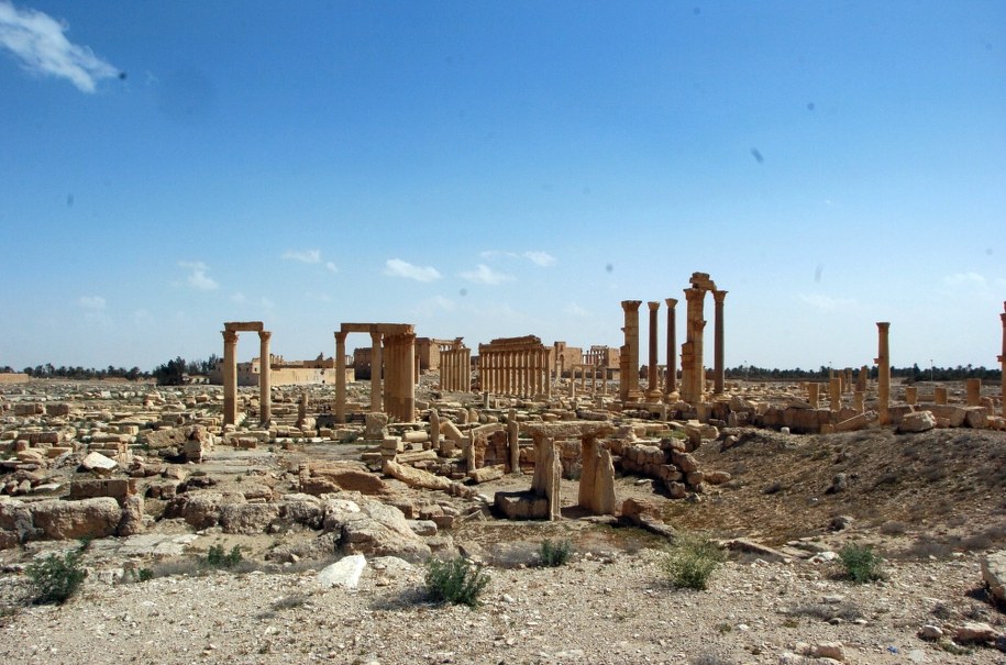 Główne stanowisko archeologiczne w Palmirze /STR /PAP/EPA