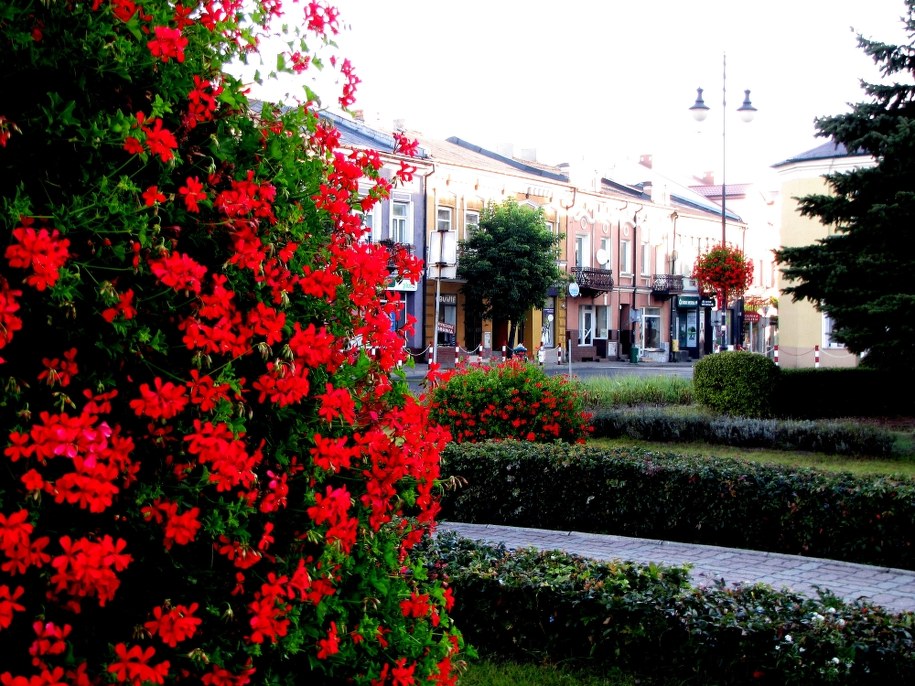 Główny plac miasta stanowi dziś przede wszystkim miejsce spacerów i wypoczynku /Kamil Młodawski /RMF FM