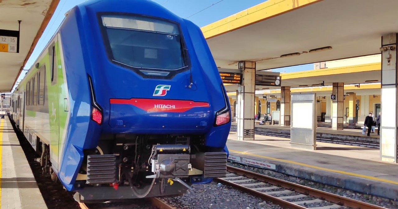 Głównym źródłem zasilania pociągu "Blues" jest akumulator /Hitachi Rail /materiały prasowe