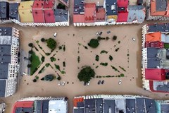 Głuchołazy pod wodą, zdjęcia z drona 