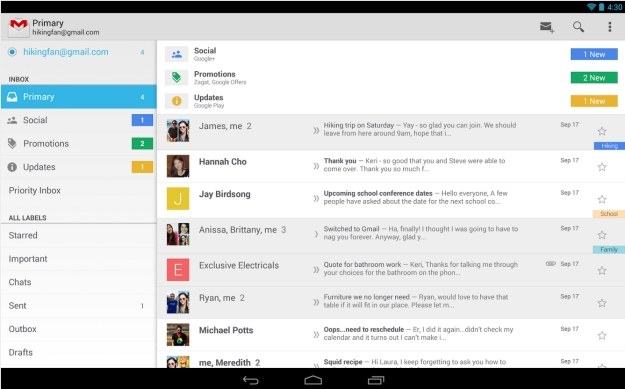 Gmail. Fot. Google Play /materiały prasowe