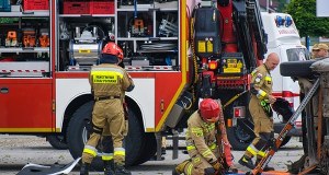 Gmina apeluje o niewychodzenie z domu. "Wyciek substancji niebezpiecznych"