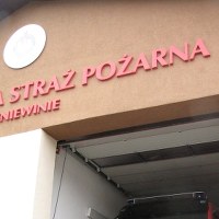 Flaga zawisła również na maszcie remizy Ochotniczej Straży Pożarnej