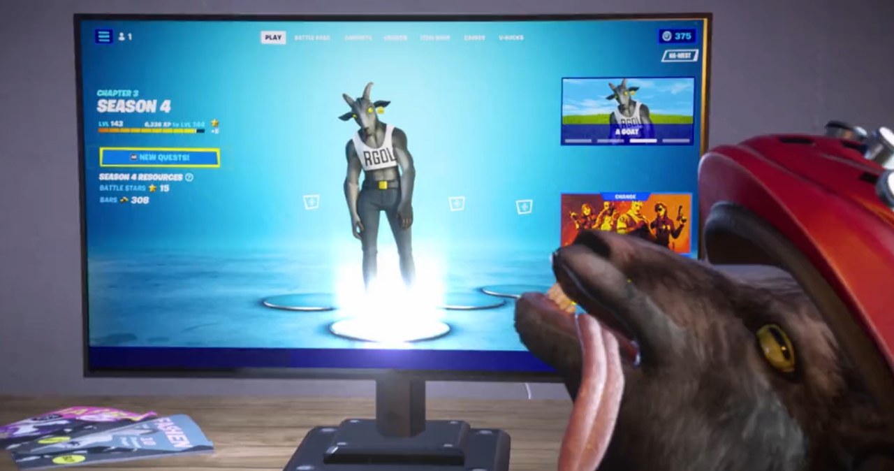 Goat Simulator w Fortnite /materiały prasowe