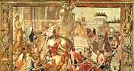 Gobelin, Wjazd Aleksandra do Babilonii, część Historii Aleksandra wg wzoru Ch. Le Bruna /Encyklopedia Internautica