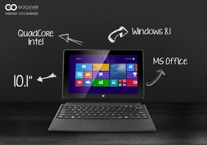 Goclever Insignia 1010 Business - tablet z klawiaturą, Windowsem i Office