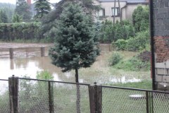 Goczałkowice w Śląskiem podtopione po ulewach