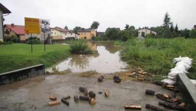 Goczałkowice w Śląskiem podtopione po ulewach
