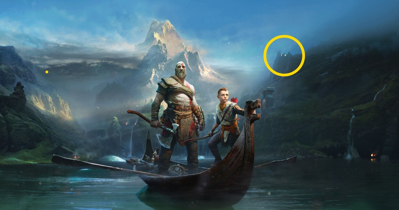 God of War: W tle zaznaczona poszukiwana miejscówka /materiały prasowe