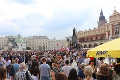 Godzina "W" na Rynku Głównym w Krakowie