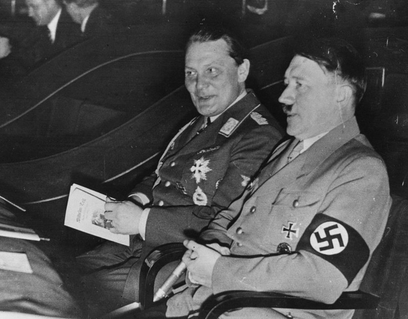 Goering i Hitler - jedni z najniebezpieczniejszych ludzi świata XX wieku /Getty Images