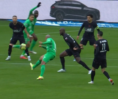 Gol Denisa Bouanga w meczu St. Etienne – PSG (1-3). WIDEO (Eleven Sports)