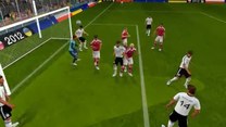 Gol Krohn-Dehliego w meczu Niemcy-Dania