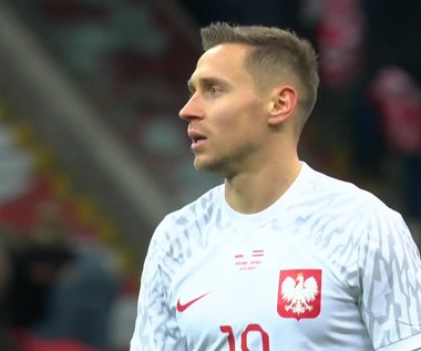 GOL na 1-0 Przemysława Frankowskiego w meczu Polska-Łotwa. WIDEO