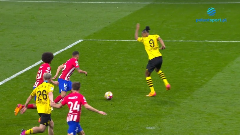 Gol na 2:1 w meczu Atletico Madryt – Borussia Dortmund. Liga Mistrzów. WIDEO
