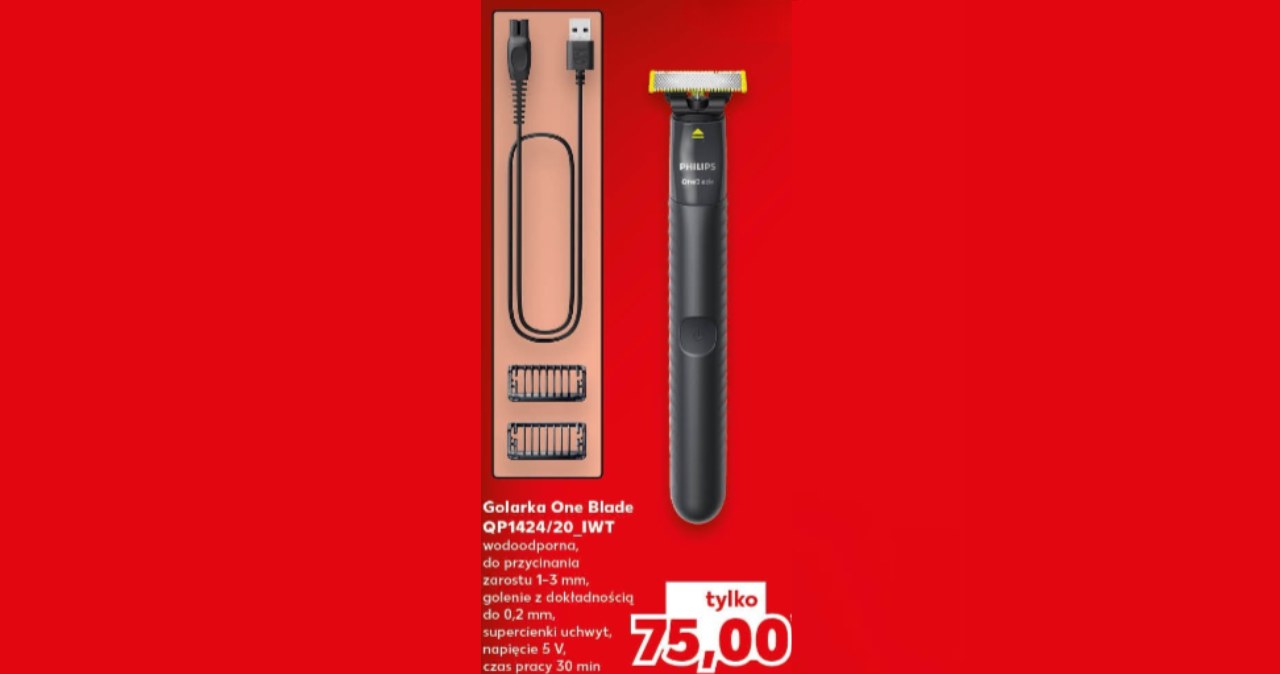 Golarka na każdą kieszeń – Philips One Blade za 75 zł w Kauflandzie /Kaufland /INTERIA.PL