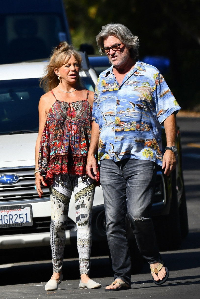 Goldie Hawn i Kurt Russell jesienią tego roku /BACKGRID /East News