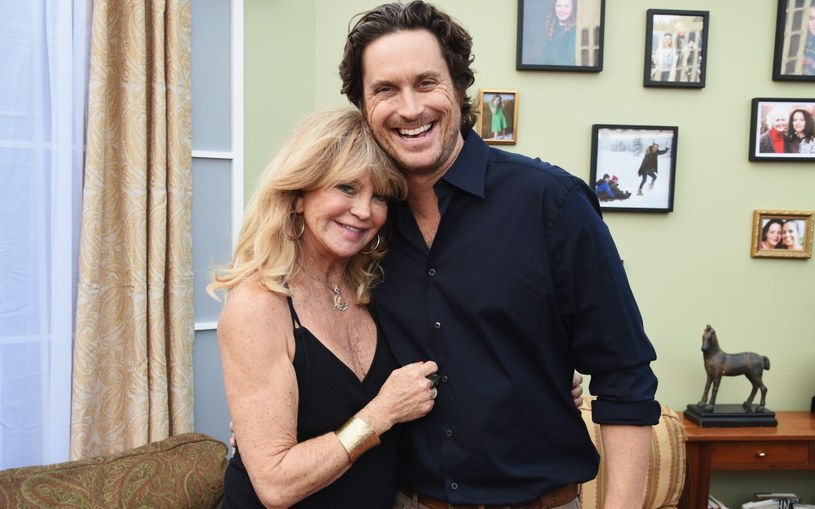 Goldie Hawn i Oliver Hudson /Michael Kovac/Getty Images for Netflix /Getty Images