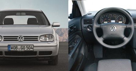 Golf IV (1997-2003): silniki benzynowe 1,4-3,2 l (75-241 KM), silniki Diesla 1,9 l (68-150 KM) /Volkswagen