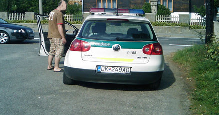 Golf słowackiej policji /INTERIA.PL