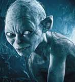Gollum, jeden z bohater filmu "Powrót Króla" /