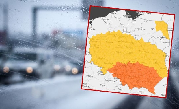 Gołoledź i marznące opady. Pomarańczowe i żółte alerty dla niemal całej Polski