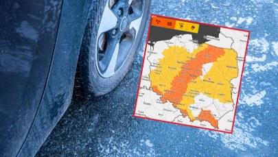 Gołoledź i marznące opady w dużej części Polski. Alerty IMGW