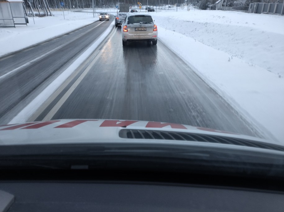 Gołoledź w Gnieźnie /Gorąca Linia RMF FM