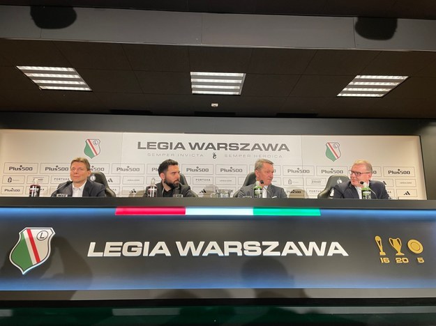 Goncalo Feio został przedstawiony jako nowy trener Legii Warszawa /Maciej Sztykiel /RMF FM