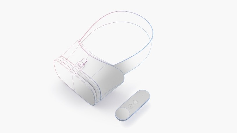 Google Daydream - szkic koncepcyjny przedstawiajacy, jak może wyglądać sprzęt VR nowej generacji /materiały prasowe