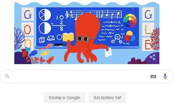Google Doodle przygotowało specjalną grafikę z okazji Dnia Edukacji Naroodwej /Materiały prasowe