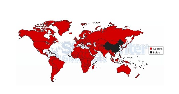Google i Baidu - rokład globalny. Fot. statcounter.com /materiały prasowe