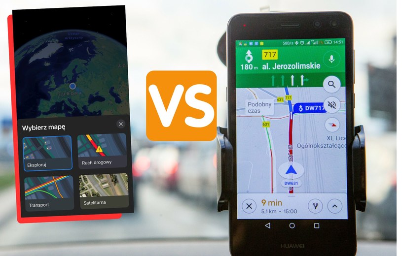 Google Maps czy Apple Maps? /Tomasz Jastrzebowski/REPORTER /East News