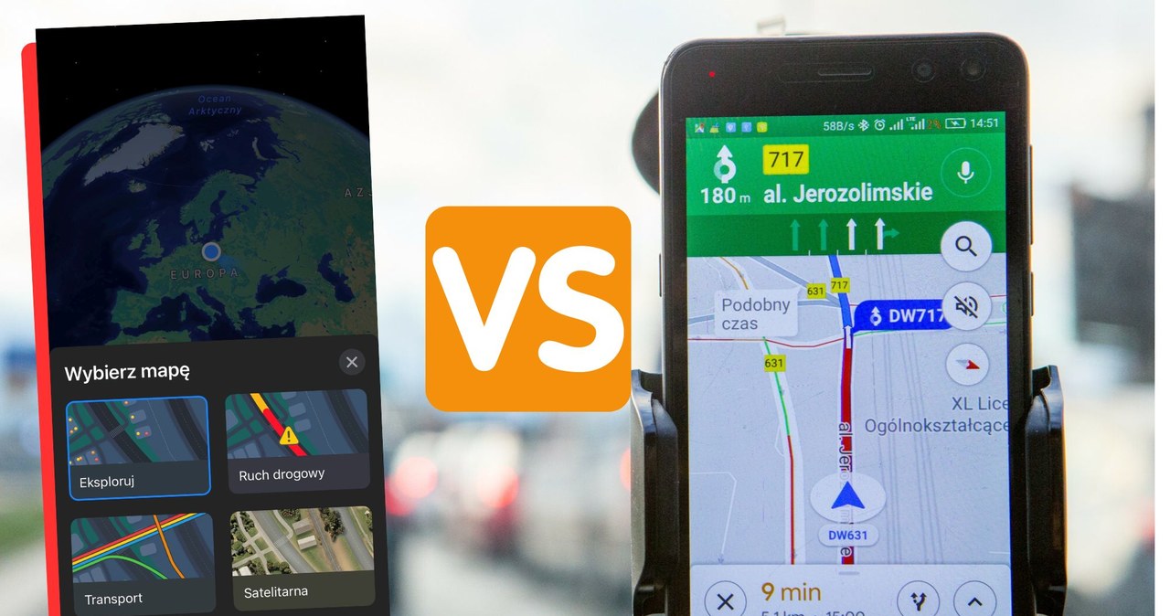 Google Maps czy Apple Maps? /Tomasz Jastrzebowski/REPORTER /East News