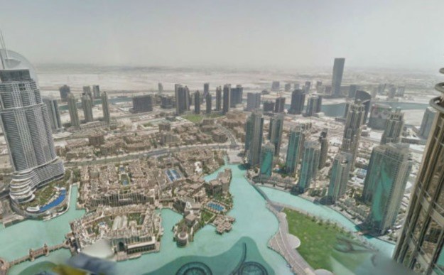 Google Maps i widok z najwyższego budynku świata /materiały prasowe