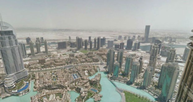 Google Maps i widok z najwyższego budynku świata /materiały prasowe