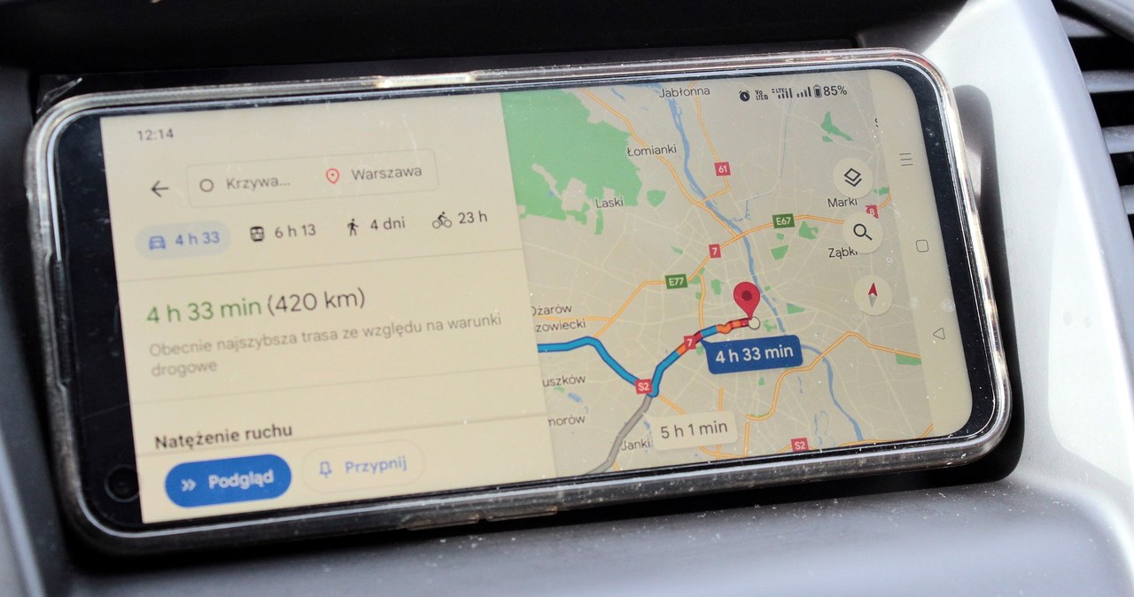 Google Maps otrzymają nowe funkcje związane z historią naszej lokalizacji. /INTERIA.PL