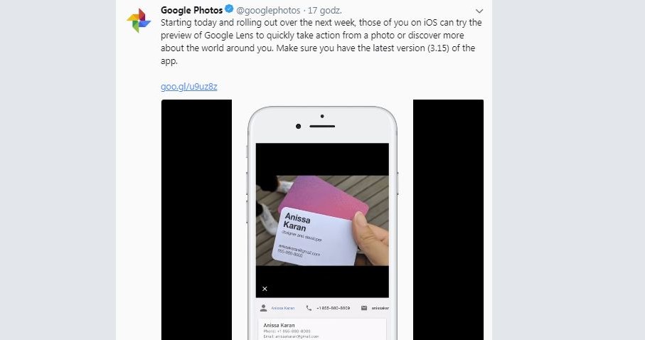 Google nie zapomniało o użytkownikach systemu iOS /Google /Twitter