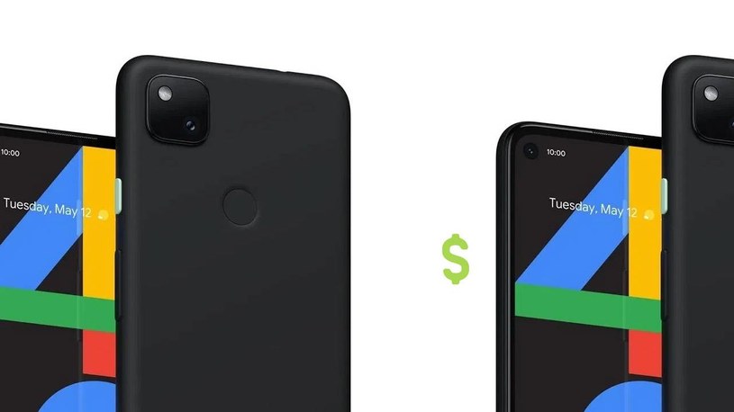 Google Pixel 4a render / fot. SlashGear /materiał zewnętrzny