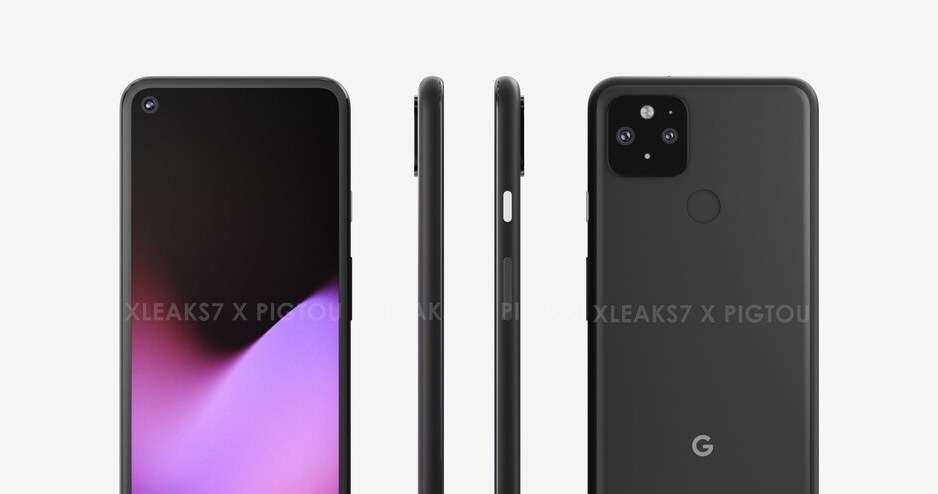 Google Pixel 5 render / fot. PhoneArena /materiał zewnętrzny